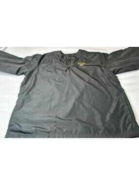 Holloway Menard Eagles Jacket Mens 2XL Gray Green 1/4 Zip Windbreaker Pullover